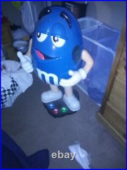 RARE Blue M&M's Candy Character Store Display Figure
