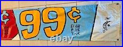 RARE Bullwinkle Taco Bell Promo Banner 24 feet long Vintage 90s great cond
