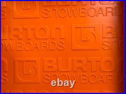 RARE Burton Snowboards Dealer / Shop Wall Sign Store Dsplay