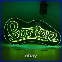 RARE Burton Snowboards Neon Sign Dealer Store Display Advertising Vintage