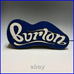 RARE Burton Snowboards Neon Sign Dealer Store Display Advertising Vintage