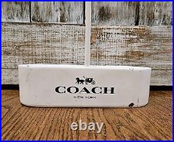 RARE COACH In Store display Umbrella Stand! Chipped