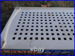 RARE CRYSTAL PEPSI STORE DISPLAY COMPLETE! Read Description. Not Perfect