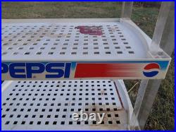 RARE CRYSTAL PEPSI STORE DISPLAY COMPLETE! Read Description. Not Perfect