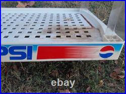 RARE CRYSTAL PEPSI STORE DISPLAY COMPLETE! Read Description. Not Perfect