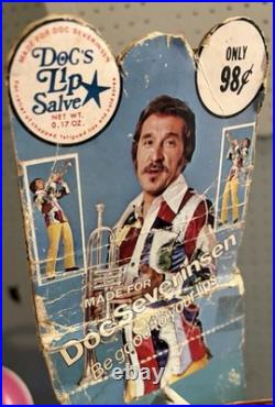 RARE DOC SEVERINSEN LIP SALVE STORE COUNTER DISPLAY With21 PACKS BE GOOD TO LIPS