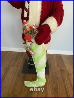 RARE David Hamberger Animated Store Display Santa