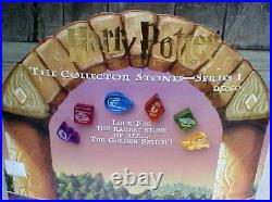 RARE Enesco Harry Potter Collector Stones Original Store Display Box Sign Ad