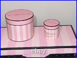 RARE FIND Pink Victoria's Secret Store Display Luggage + 2 Nesting Hat Boxes