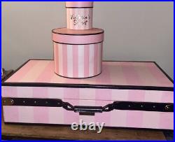 RARE FIND Pink Victoria's Secret Store Display Luggage + 2 Nesting Hat Boxes