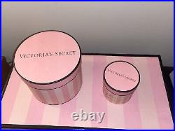 RARE FIND Pink Victoria's Secret Store Display Luggage + 2 Nesting Hat Boxes