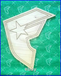 RARE Famous Stars And Straps Solid Wood Store Display Travis Barker Blink 182