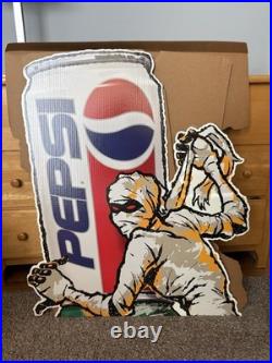 RARE Goosebumps Pepsi Mountain Dew Mummy Standee Store Display Cutout UNUSED