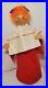 RARE HTF Annalee 1970 Store Display 17 Tall Christmas Choir Girl Orange Hair