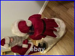 RARE Harold Gale Animated Store Display Mr. /Mrs. Santa Clause