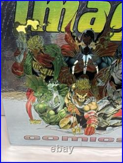 RARE IMAGE COMICS 90s 2-SIDED HANGING STORE DISPLAY SPAWN DRAGON YOUNGBLOOD RARE IMAGE COMICS 90s 2-SIDED HANGING STORE DISPLAY SPAWN DRAGON YOUNGBLOOD