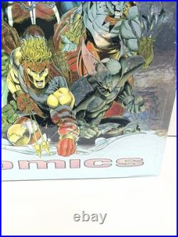 RARE IMAGE COMICS 90s 2-SIDED HANGING STORE DISPLAY SPAWN DRAGON YOUNGBLOOD RARE IMAGE COMICS 90s 2-SIDED HANGING STORE DISPLAY SPAWN DRAGON YOUNGBLOOD