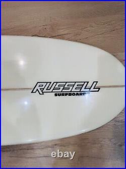 RARE JUICY COUTURE 9ft SURFBOARD AUTHENTIC STORE DECOR RUSSELL SURFBOARDS