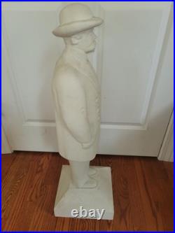 RARE Jack Daniels Statue 34in Tall Lightweight 34 Styrofoam Store Display