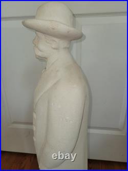 RARE Jack Daniels Statue 34in Tall Lightweight 34 Styrofoam Store Display