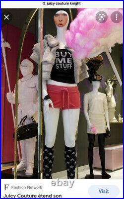 RARE! Juicy Couture Pink Knight Life Size Store Display Statue about 8.5 feet