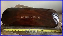 RARE LARGE GIORGIO ARMANI tortoise Case Sunglasses STORE DISPLAY Sign Pop Art