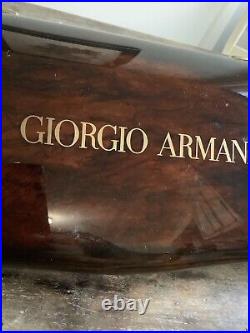 RARE LARGE GIORGIO ARMANI tortoise Case Sunglasses STORE DISPLAY Sign Pop Art