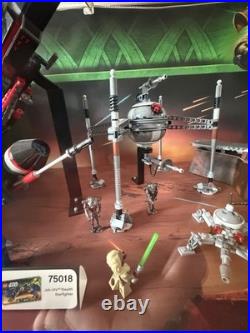 RARE LEGO Star Wars Store Display Target Promo Yoda Chronicles Jedi Cracked Sign