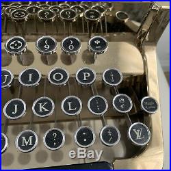 RARE LOUIS VUITTON Window Store Display Typewriter Decor Prop LV Letter Kabash