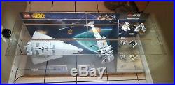 RARE Lego Star Wars Store Display Case 75055 & 75050 & microfighters