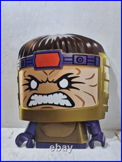 RARE Lego Store Display Die Cut Sign Modok Super Heroes Marvel Promo Theme