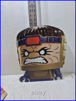 RARE Lego Store Display Die Cut Sign Modok Super Heroes Marvel Promo Theme