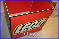 RARE Lego Toys R Us TRU Store Display Fixture Sign Cube 28x28 Advertising HTF