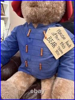 RARE Life-Size 5'6 Eden Plush Paddington Bear Store Display 70s Giant NYC HTF