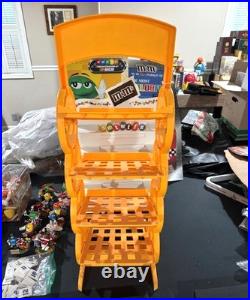 RARE M+M'S YELLOW STORE DISPLAY 4 SHELVES COLORFUL! Grab your favorites -NICE