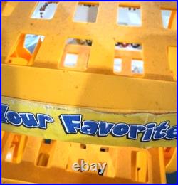 RARE M+M'S YELLOW STORE DISPLAY 4 SHELVES COLORFUL! Grab your favorites -NICE