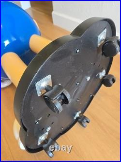 RARE! M&M's BLUE Character Store Display with Storage & Wheels 40 Tall