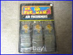 RARE MS PACMAN AIR FRESHENERS Store display wit 36 sealed packs 1981 Promotional RARE MS PACMAN AIR FRESHENERS Store display wit 36 sealed packs 1981 Promotional