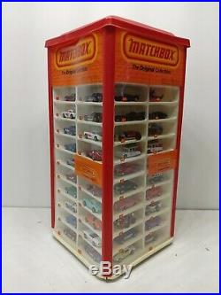 RARE Matchbox Store Display Case rotary vintage spinning Hot Wheels Ertl Corgi 2