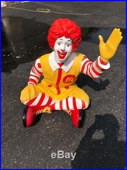 RARE McDonalds Ronald McDonald Life Size Store Statue Display