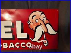 RARE Model Tobacco Sign Porcelain Original Did you say 10 cents Near MINT $$$