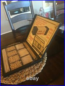 RARE! Mueller Noodles Salesman Sample Advertising Display Mint Original Antique