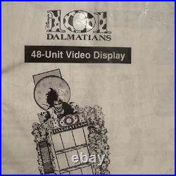 RARE NEW OLD STOCK 1997 101 Dalmatians Live Action Store Display VHS Stand VTG