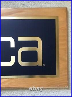 RARE Nautica Department Store 36 Solid Wood Sign! Display advertising fixture