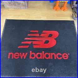 RARE New Balance Shoe Store Retail Welcome Mat Rug Standing Advertising