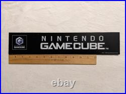 RARE Nintendo Gamecube AUTHENTIC Store Display 15 Sign GCN Hollywood Video 2001 RARE Nintendo Gamecube AUTHENTIC Store Display 15 Sign GCN Hollywood Video 2001