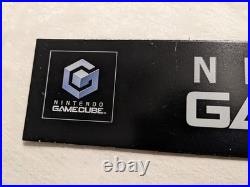 RARE Nintendo Gamecube AUTHENTIC Store Display 15 Sign GCN Hollywood Video 2001 RARE Nintendo Gamecube AUTHENTIC Store Display 15 Sign GCN Hollywood Video 2001