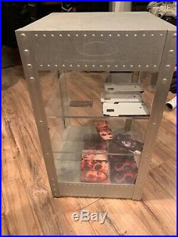 RARE OAKLEY X Metal Display Cabinet Case 28 x 16 x 16 NO KEY