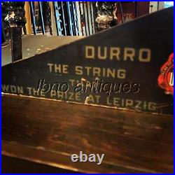 RARE & ORIGINAL EARLY 1900s STORE VENDING DISPLAY CABINET. DURRO MUSICAL STRINGS