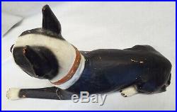 RARE Old 1930s BRYANT PUP Boston Terrier Furnace Advertising STORE DISPLAY Dog